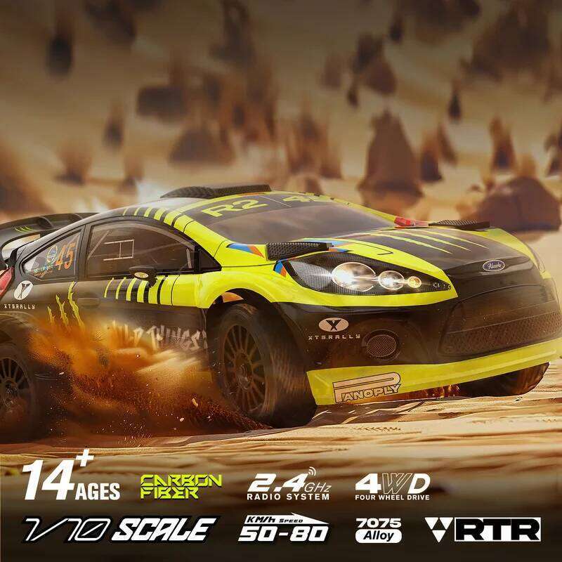 Xts-F10 Rally 1:10 Professional Rc Model High Speed Remote Control Drift Off Road Car Boy Toy