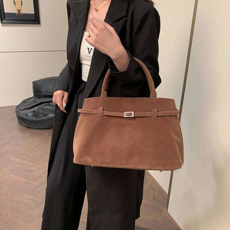 Veet Big Top-Handle Bags For Women 2024 Winter Latest Designer Handbags Pure Color Large Capacity Shopper Totes Female