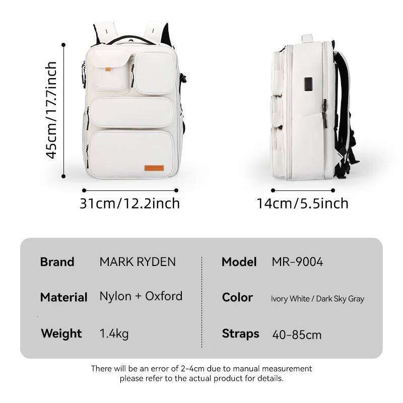 Mark Ryden Versapack: 17.3-Inch Laptop, Multifunctional, High-Capacity, Modern Backpack