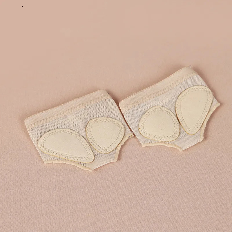 Two Holes Professional Belly Toe Pad Modern Half Lyrical Dance Shoes Sandals Paws Foot Thongs 250613
