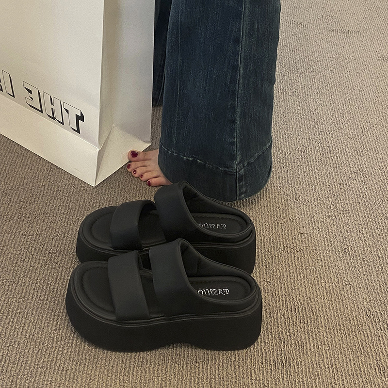 Ddmyoutdoor Ddmyoutdoor Perfect With Skirts Thick Soled Height Increasing Sandals For Women Summer High End New Style Outdoor Wedge Slippers Shoes Out