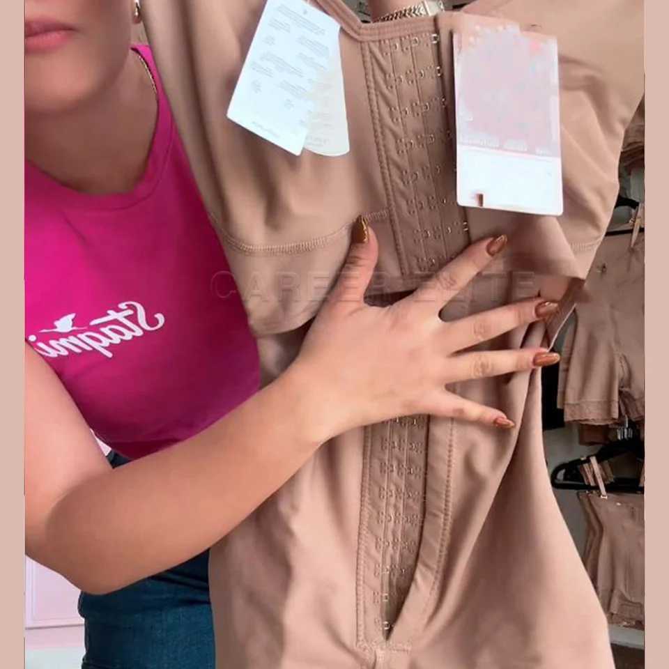 Colombian Full Body Shaping Corset for Women Firm Control Shapewear Bodysuit Slim Compression Undergarment for Special Occasions XJ250614