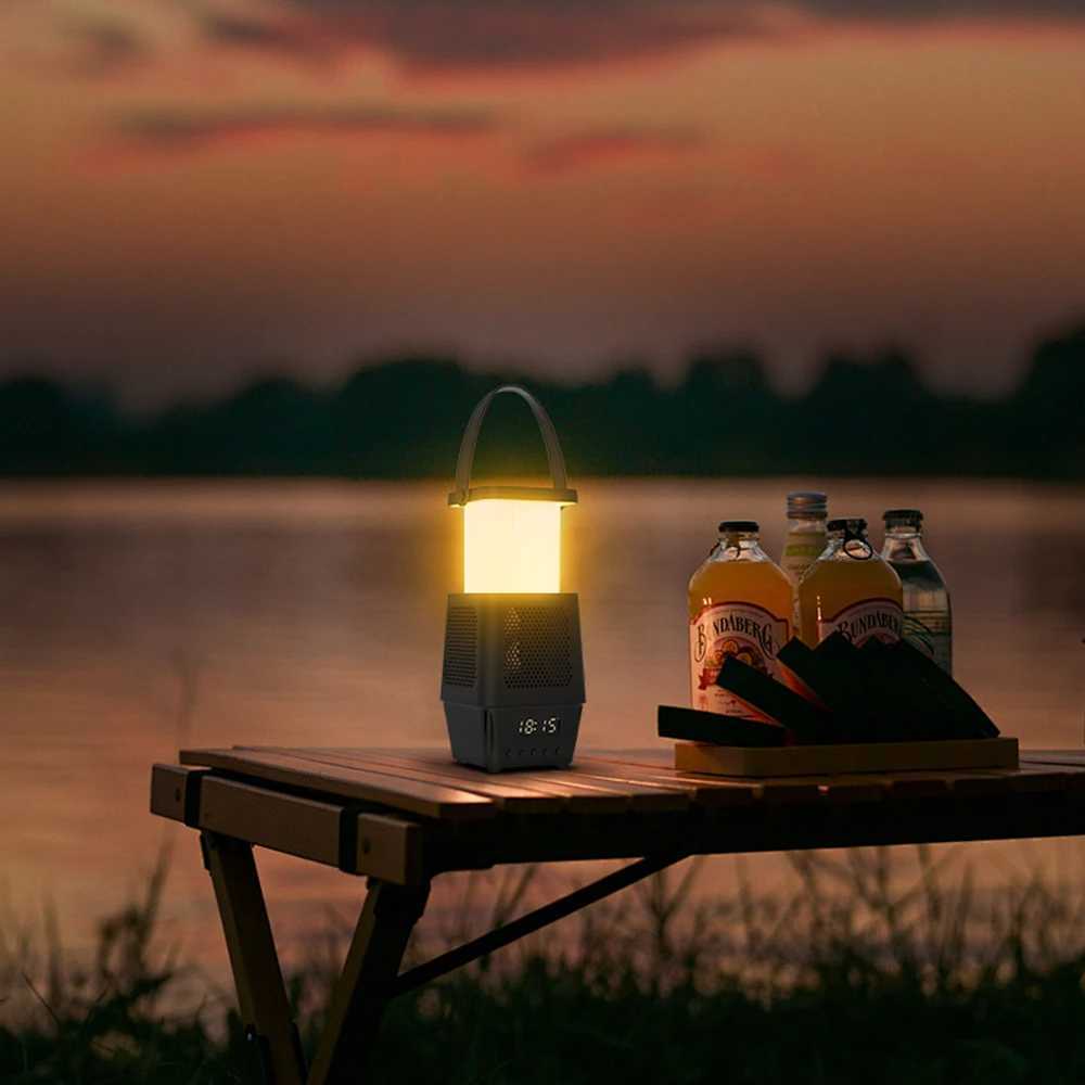 LED Camping Light USB Charging Portable Tent Lamp Multi-functional Portable Lamp For Travel Camping With Speaker W250613