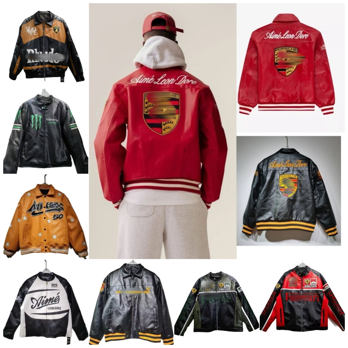 Mens leather Jacket F1 Racing Suit ForMUl 1 Retro Motorcycle locomotive PU Jacket Moto Team Car Fans Winter warm coats Embroidered Windproof Warm Jackets X250626