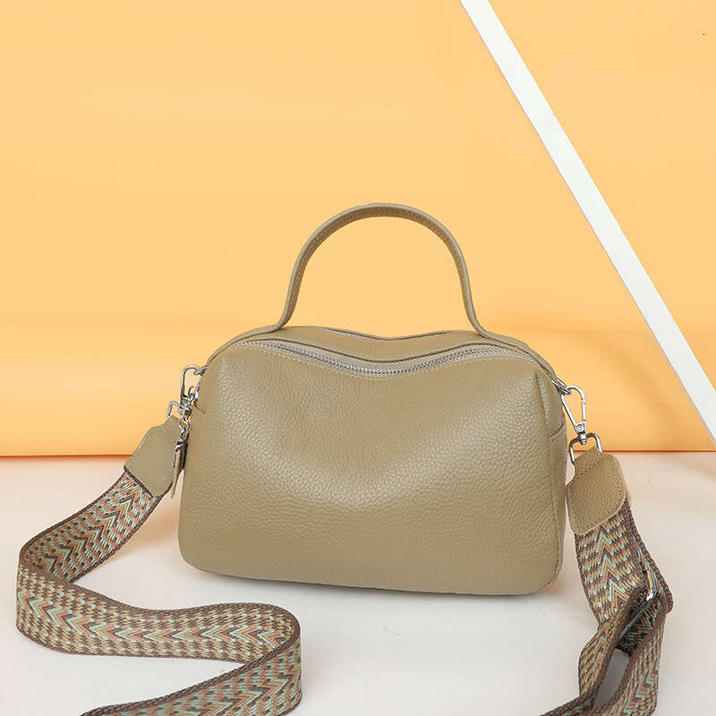 Genuine Leather Women, High-End Handbag, New Large Capacity Top Layer Cowhide Crossbody Bag For Women