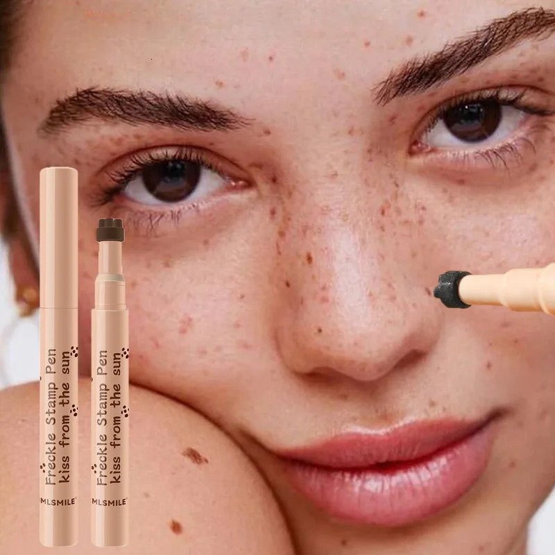 Natural Freckle Pen Waterproof Simulation Fake Spot Makeup Tool Lasting Waterproof Face Dot Spot Pen Eyeliner Korean Cosmetics 250614