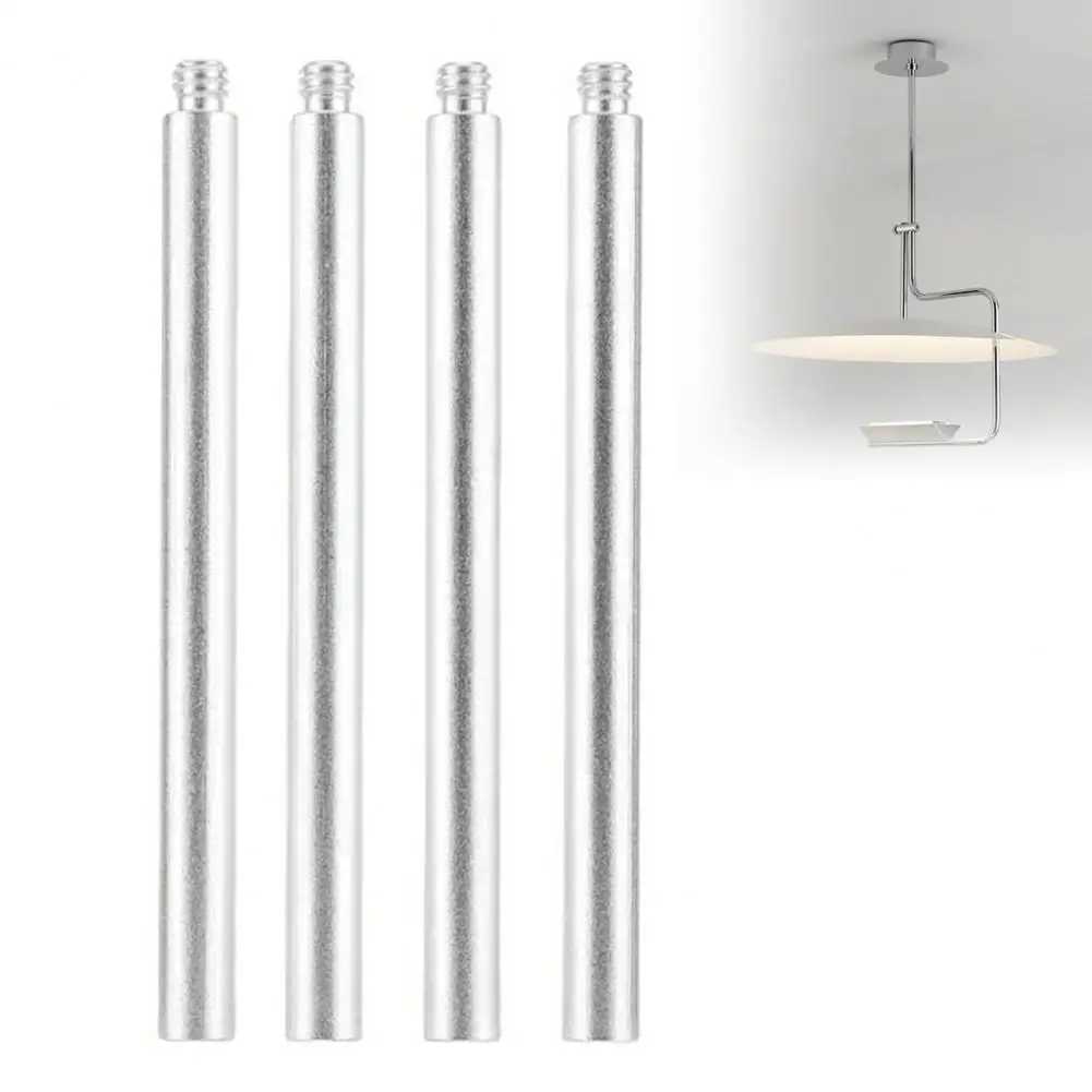 4Pcs Outdoor Lantern Stand Extension Rod Heavy Duty 1/4-inch Thread Aluminum Alloy Multi-purpose Camping Lamp Holder Connecting W250613