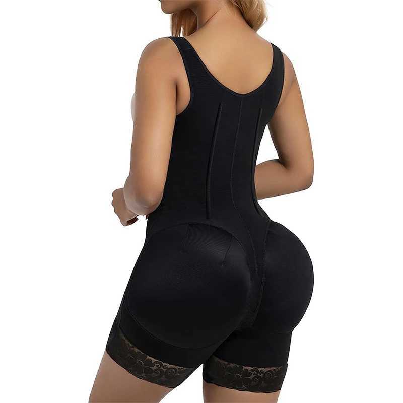 High Compression Shapewear Open Chest Sleeveless Jumpsuit Women Body Shaper Waist Corset Shaping Hip Lifting Underwear XJ250614