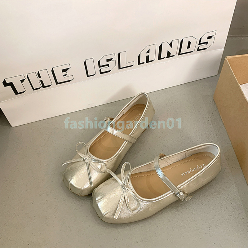 2025 designer sandals flats heels sandal womens classic bowknot mary jane sandale fashion Luxury light soft leather ladies shoes
