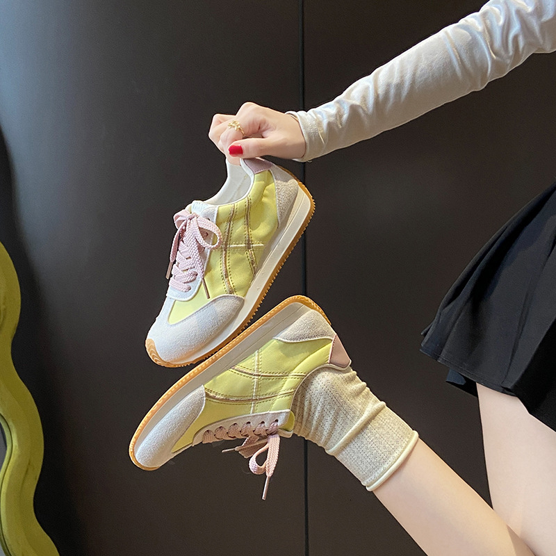 Ddmysports White Sneakers For Women Spring New Korean Style Ins Female Students Casual Sports Versatile Board Shoes Street Shooting Fscl Outdoor Shoes