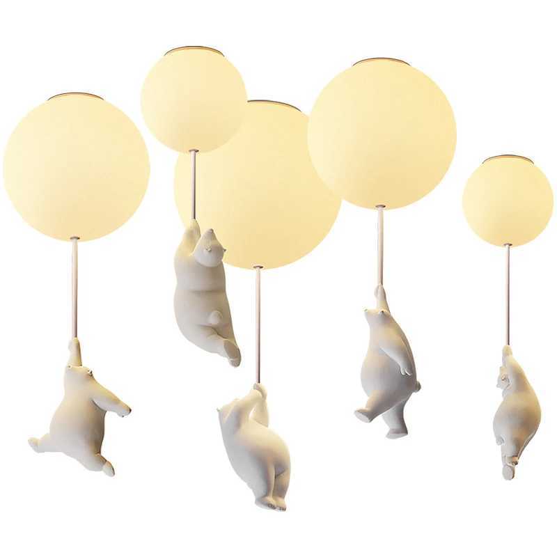 Baby Childrens Room Cartoon Lovely Ceiling Lights Creative Bear Designers Ceiling Lamps Restaurant Bedroom Decor Hanging LightXJ2500613
