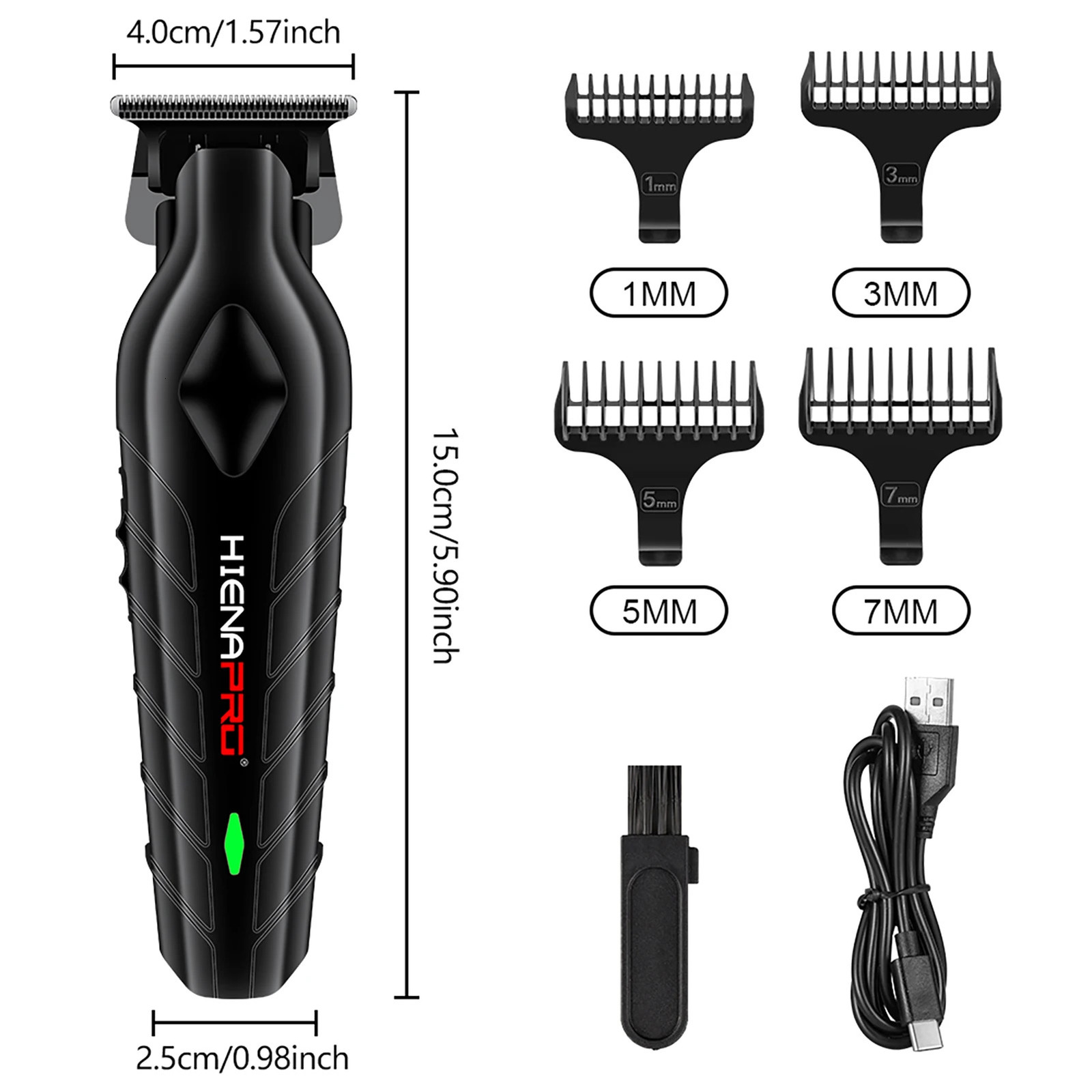 Hiena Pro Hair Clippers Professional Barber Hair Cutting Machine Electric Trimmer Beard Shaving hair cut Trimming Clippers 250612