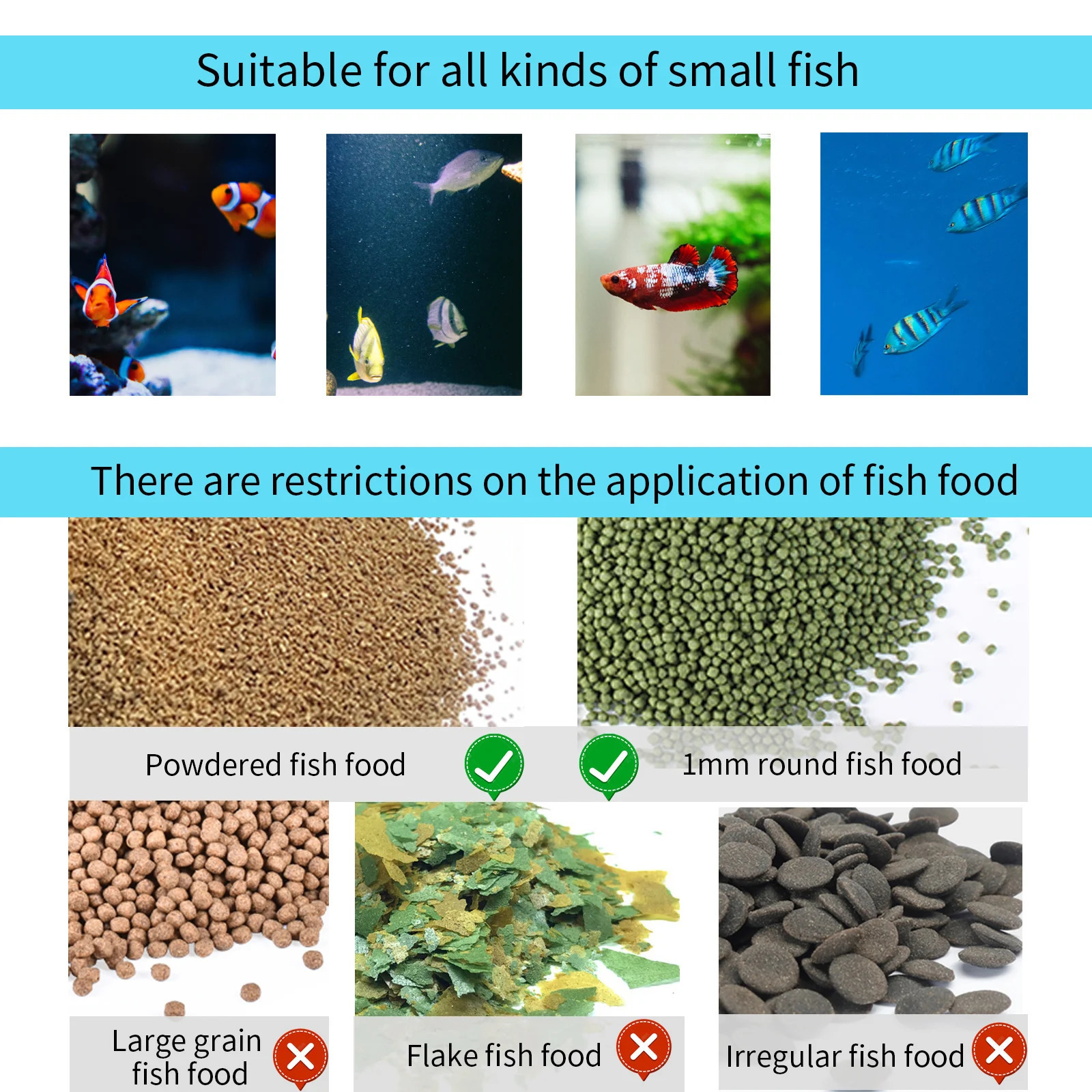 Small Fish Automatic Feeder Smart Fish Feeder Timing Quantitative Fish Tank Accessories Guppy Food Dispenser For Ornamental Fish 250613