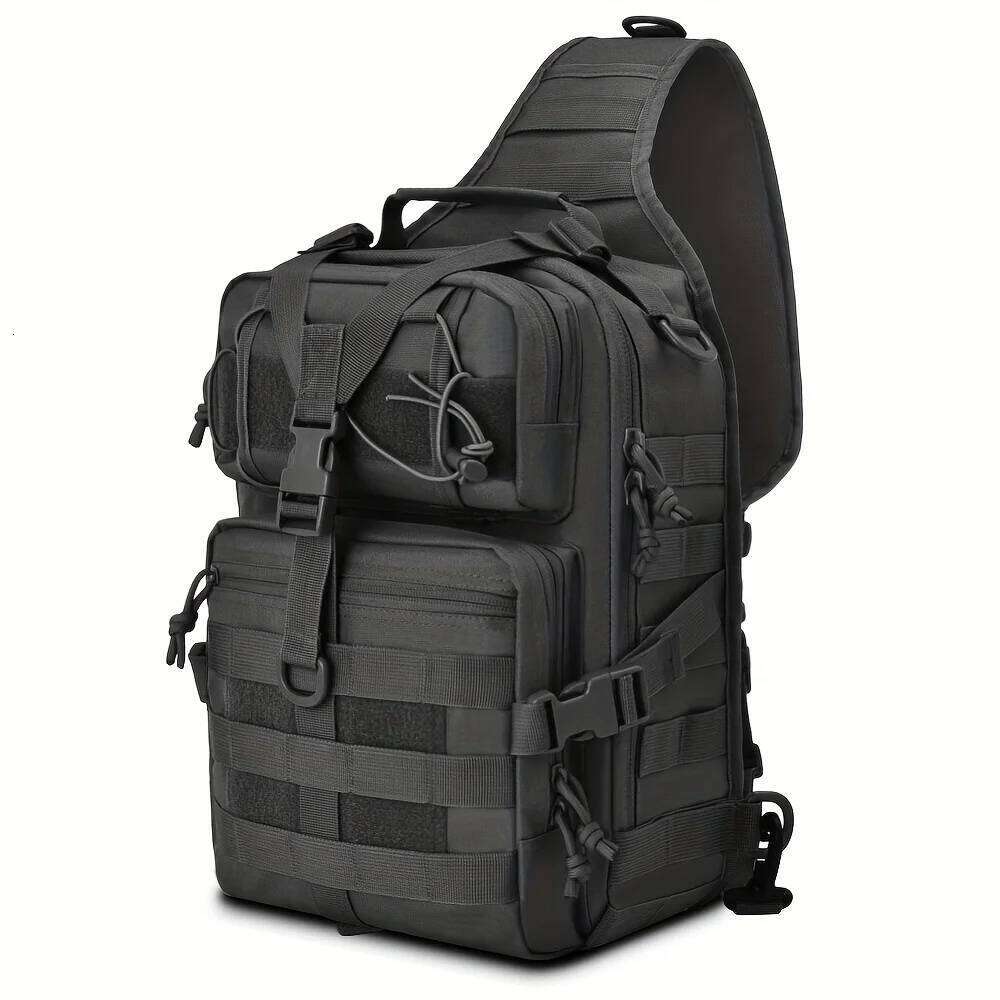 Tactical Sling Backpack Versatile Chest Waterproof EDC Rucksack Bag For Outdoor Hiking Camping