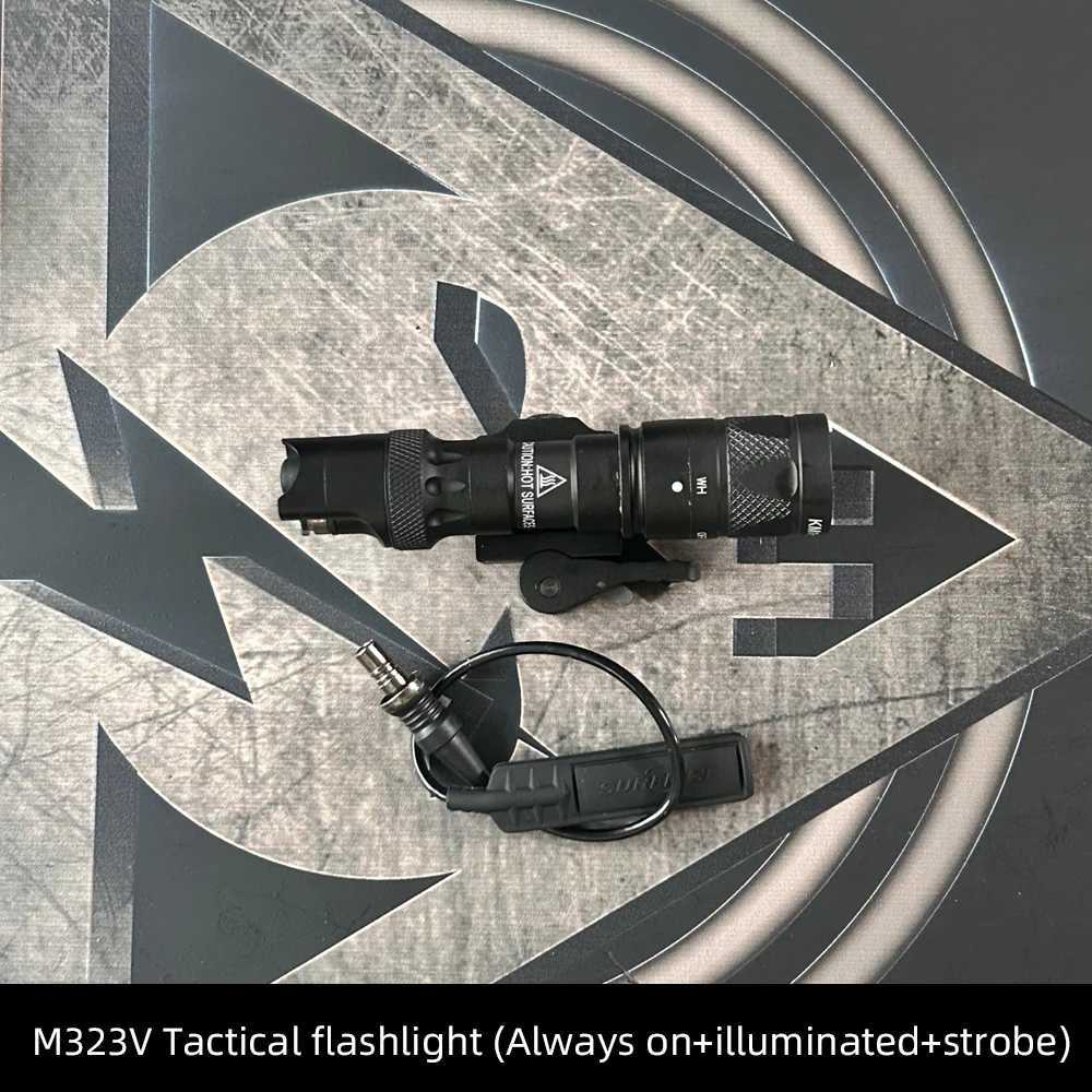 Element M300A/M323V Strong Light Illumination M600C/M600W/M620V Tactical Strong Light Flashlight Set Outdoor Equipment XJ250613