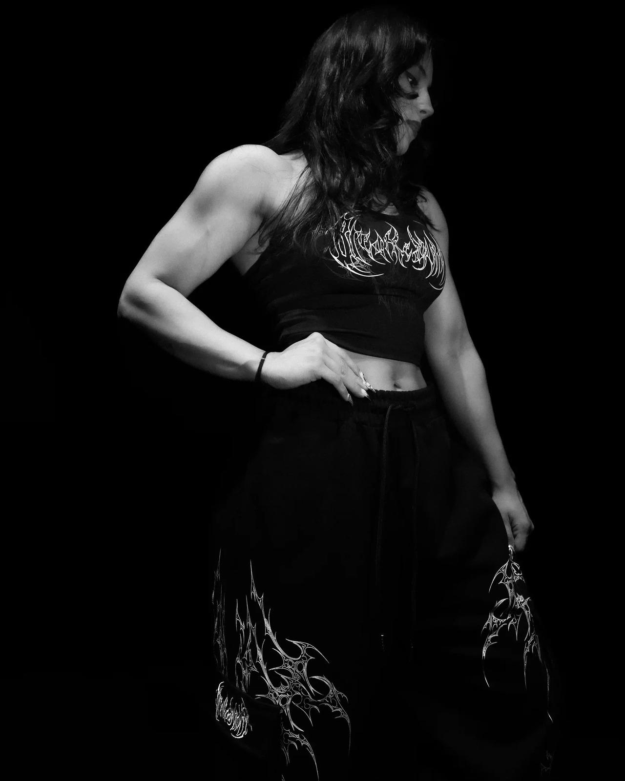 American Gothic Breathedivinity Womens Halter Neck Top Summer Street Y2K Sexy Muscle Fitness Backless Vest 250611