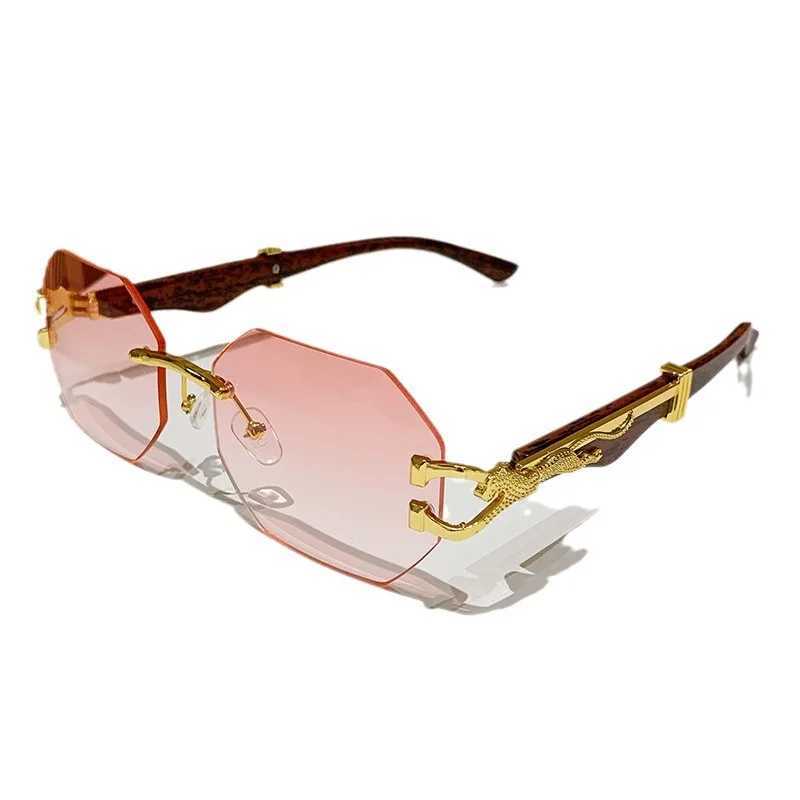 1 Pc Fashionable Trendy Women Men Sunglasses Frameless Rectangular Personalized Sunglasses Gradient Sun Glasses for Daily Life Z250614