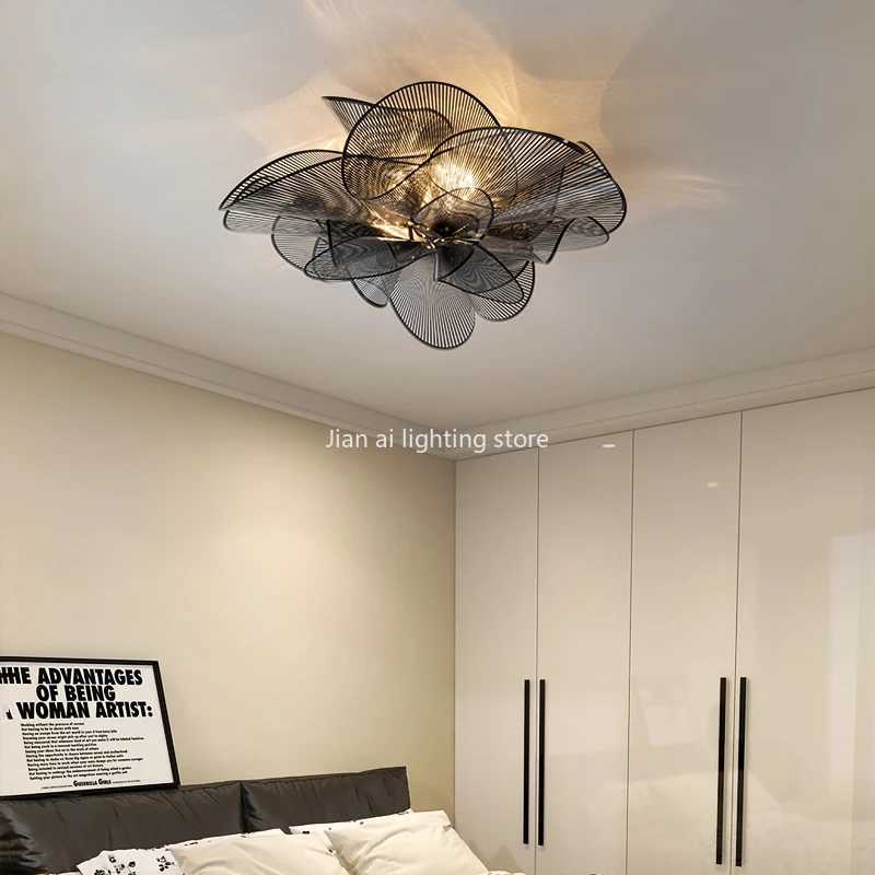 Bedroom light new light luxury modern simple northern Europe advanced sense petal lamps bedroom ceiling light XJ2500613