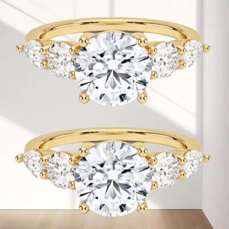 Egg Cut 14K 18K 10K Gold Ring Wedding Diamond Jewelry Rings Women Lab Grown Diamond Jewelry