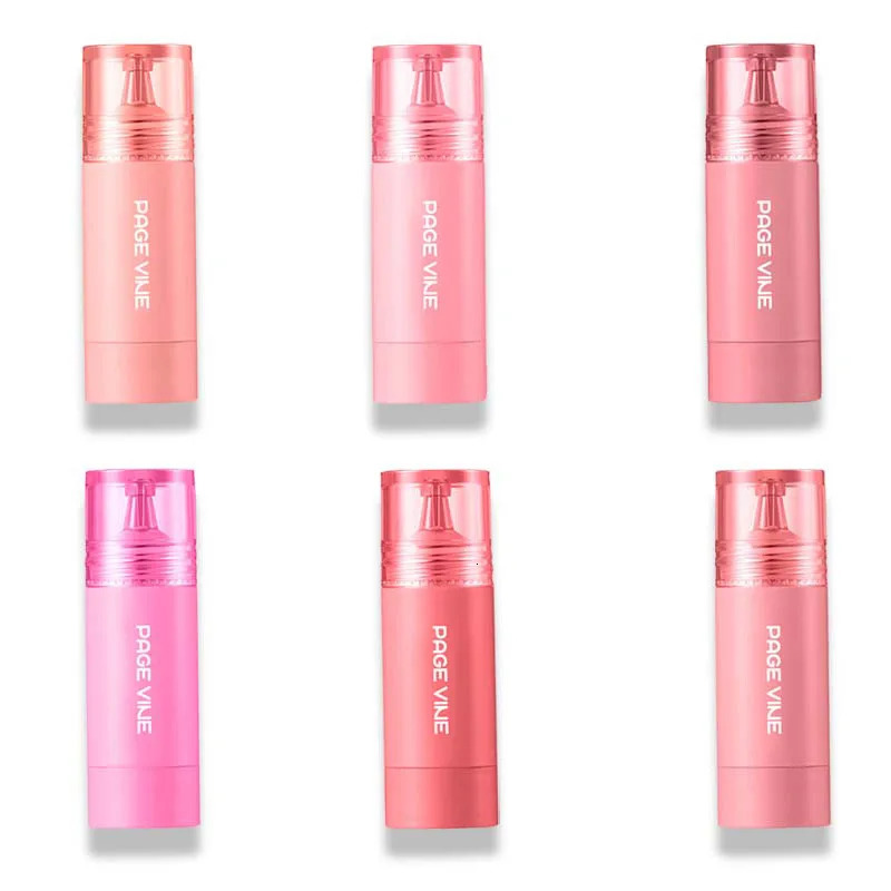 Liquid powder blusher highlights white natural rouge multi-function matte lipstick eye shadow 250614