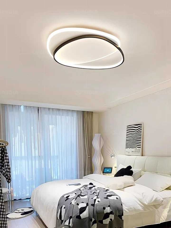 Creative Triangle Remote Control LED Ceiling Light Modern Bedroom Dining Living Room Lamp Home Decor Designer Lighting Fixtures XJ2500613