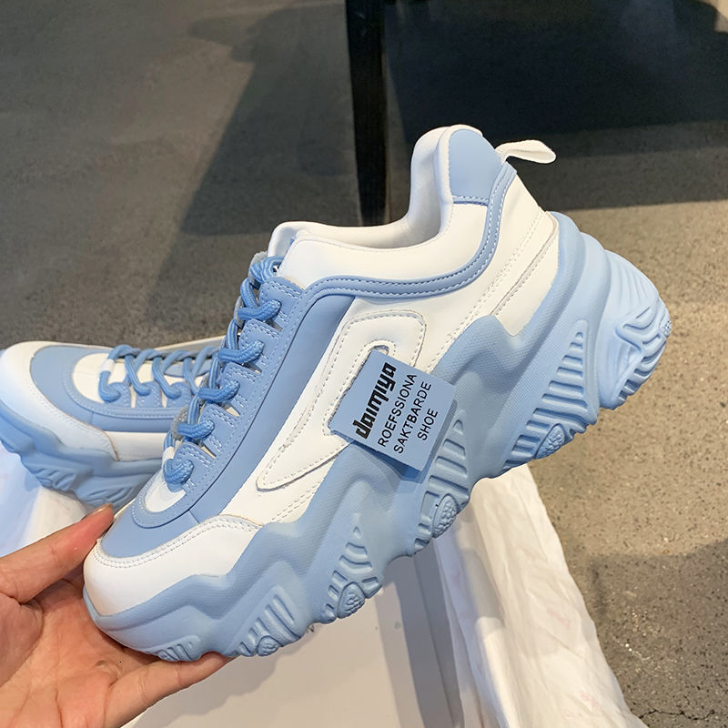 Ddmysports Korean Style Spring And Autumn Harajuku Internet Celebrity Dad Shoes Ins Trend Versatile Casual Thick Soled Sneakers For Women Outdoor Shoe