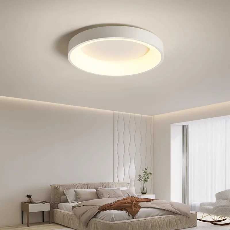 Modern Simple Bedroom LED Ceiling Light Creative Lustre Home Decor Living Room Dining Table Kitchen Lamps Round Lighting Fixture XJ2500613