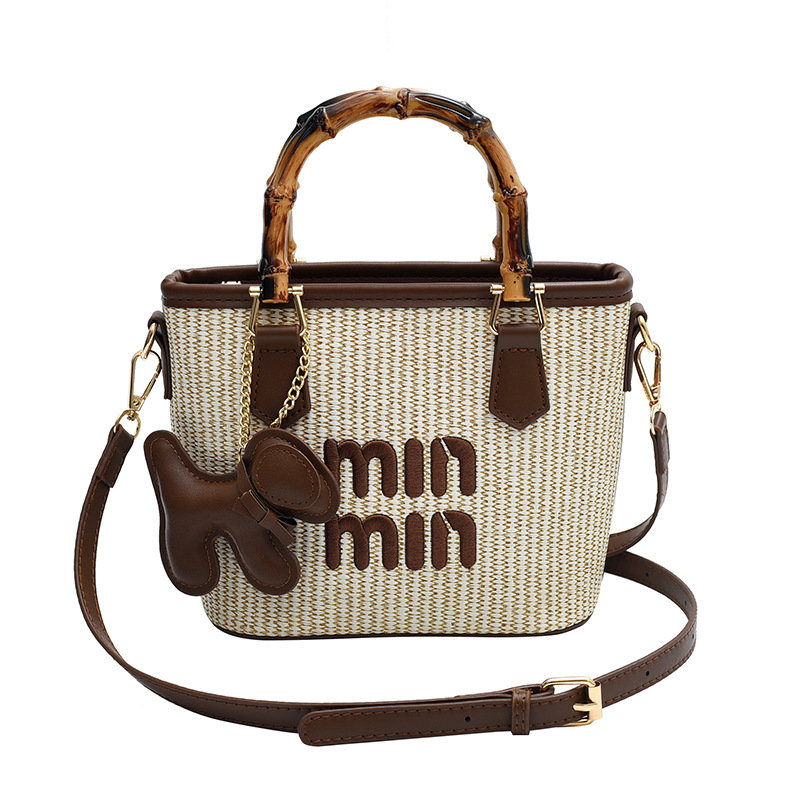 Designer Bag 2025 Woven Beach Tote Bag - Women's Trendy Top Handle Shoulder Crossbody Purse | Versatile & Stylish Free Shipping