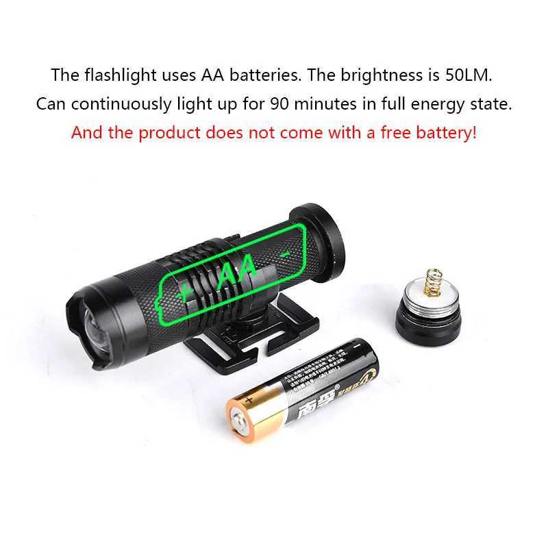 WADSN Tactical Backpack Vest Molle System Shoulder Flashlight Outdoor Lighting High Brightness Flash Rotatable Mountaineering XJ250613