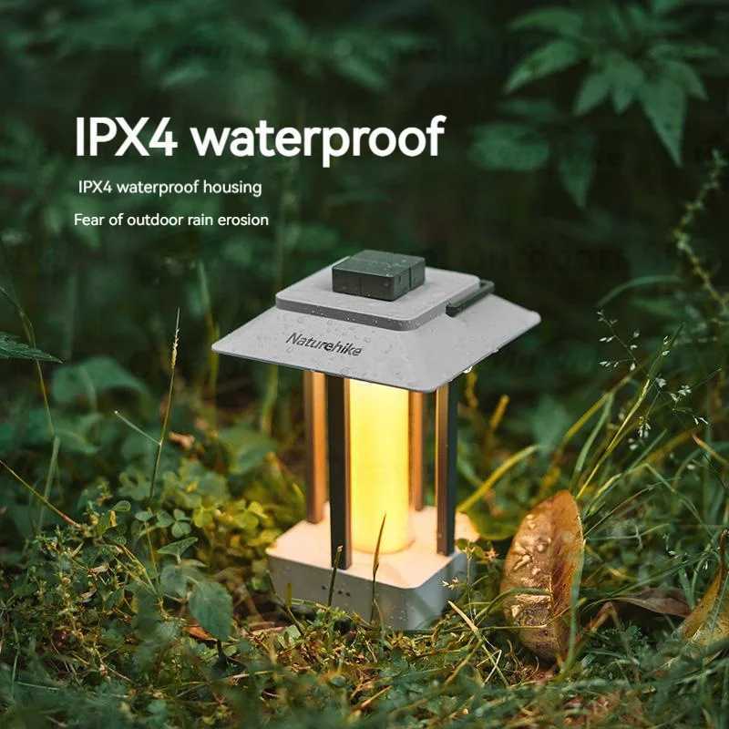 Naturehike Sunset Camping Lights Outdoor Portable LED Light IPX4 Waterproof Tent Hanging Lights Ambient Camp Breathing Lights W250613