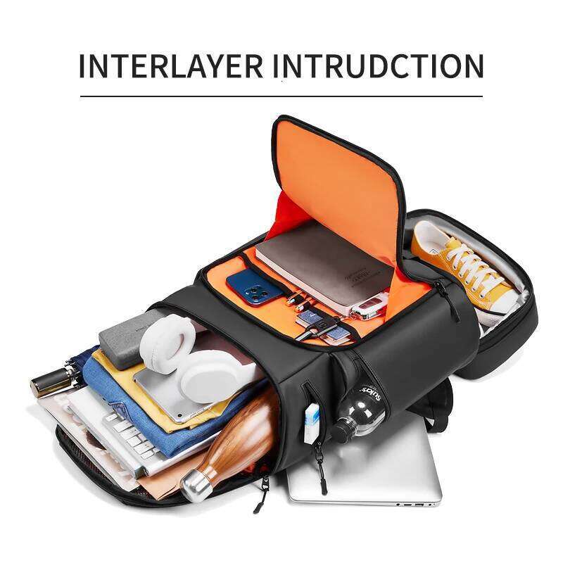 Travel Hiking Backpack For Men 50L Large Capacity Trekking Outdoor Waterproof 16 Inch Laptop Backpack Creative With Shoe Bag