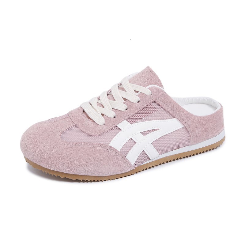 Ddmysports White Sneakers For Women Summer New Korean Style Ins Female Students Casual Sports Versatile Half Sole Street Shooting CY Outdoor Shoes