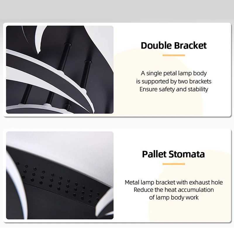 Modern Design Model Ceiling Lamp Adjustable Brightness APP Control Warm and Cold Living Room LED Pendant Light XJ2500613