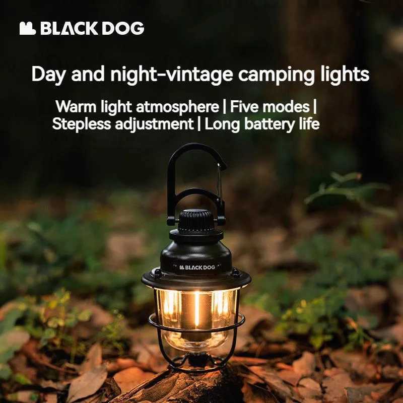 Naturehike Blackdog Camping Hanging Light Outdoor LED Lighting Tent Lantern Floodlight Waterproof IPX3 Portable Ultralight Lamp W250613