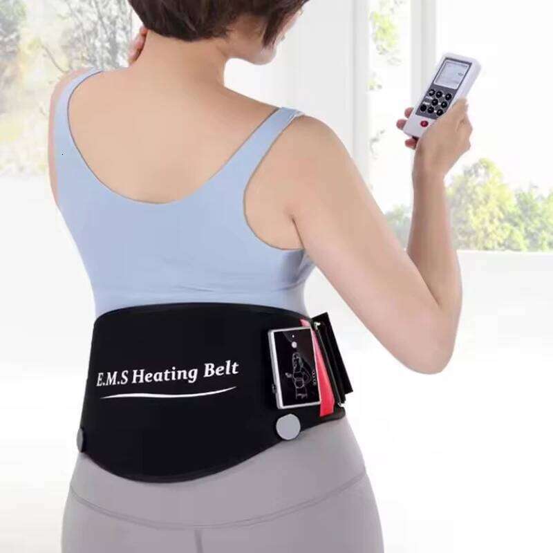 Electric Slimming Massage Belt Heating Pulses Tone Abdominal Muscle Stimulator EMS Acupuncture Tens Physiotherapy Myostimulator