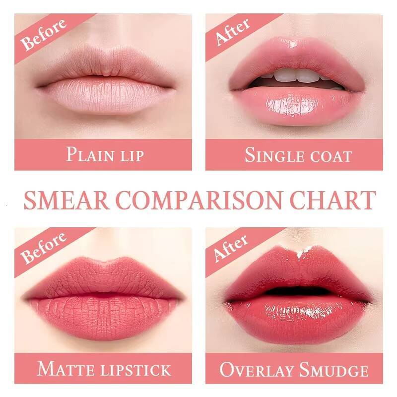 Waterproof LipStick Jelly Transparent Color Changing Lipstick Long Lasting 6 Colors Flower Lipsticks Lip balm happy
