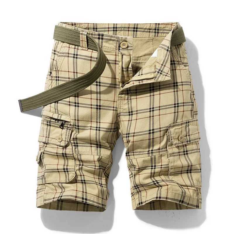 2025 New Men Summer Outdoor Leisure Camouflage Comfortable Shorts Men Elastic Waist Loose Straight High-Quality Design Shorts Ma W250614
