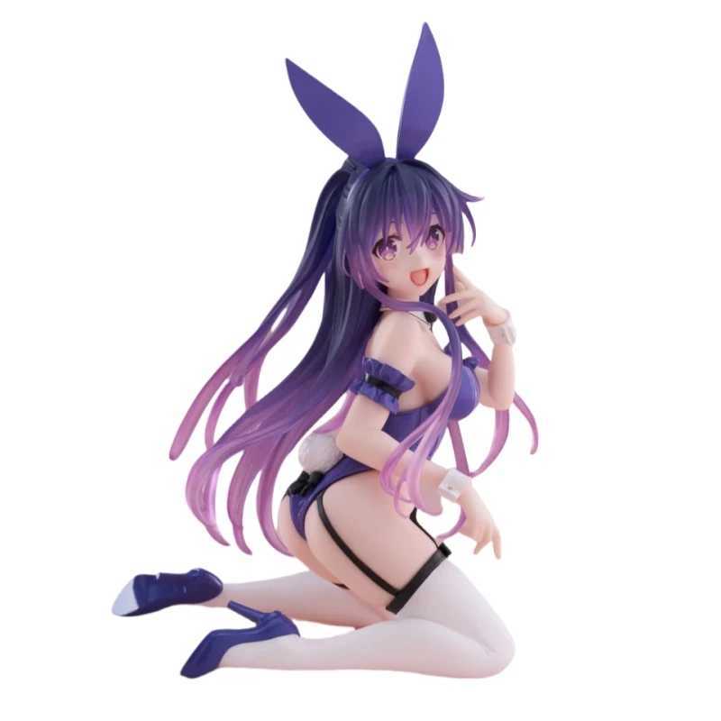 15CM Anime DATE A LIVE Yatogami Tohka Figure Bunny Girl Kneeling Posture Action Figure PVC Model Toys Doll Collection Decoration XJ250614