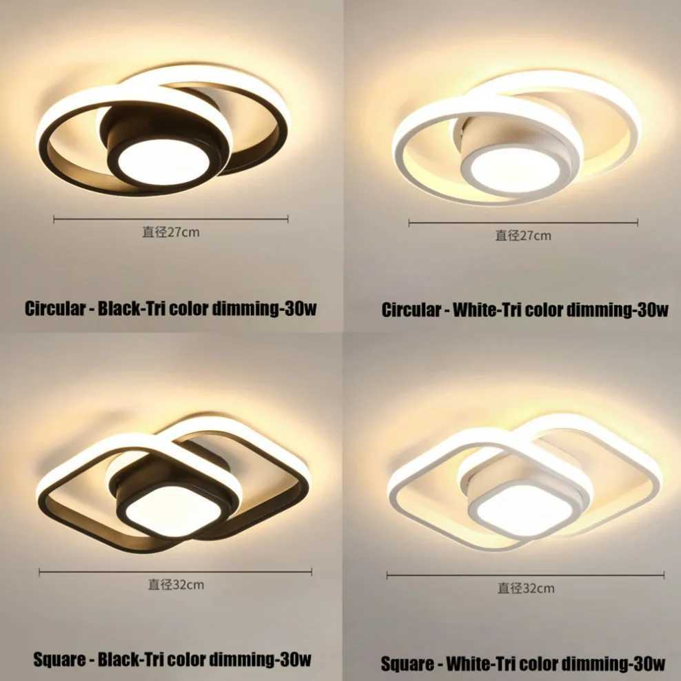 Nordic Indoor LED Ceiling Lamps for Corridor Balcony Aisle LED Ceiling Lights lamp Interior Lighting 3-color lamp AC85-265VXJ2500613