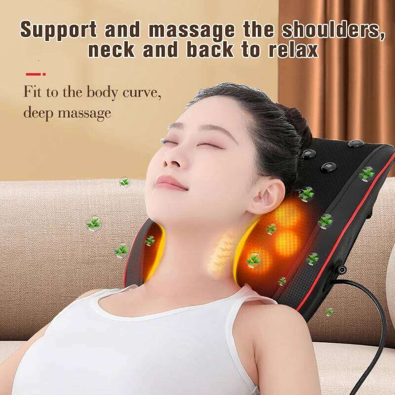 Portable Neck Waist Electric Heating Relaxation Massager Whole Body Massage To Relieve Muscle Soreness Vehicular