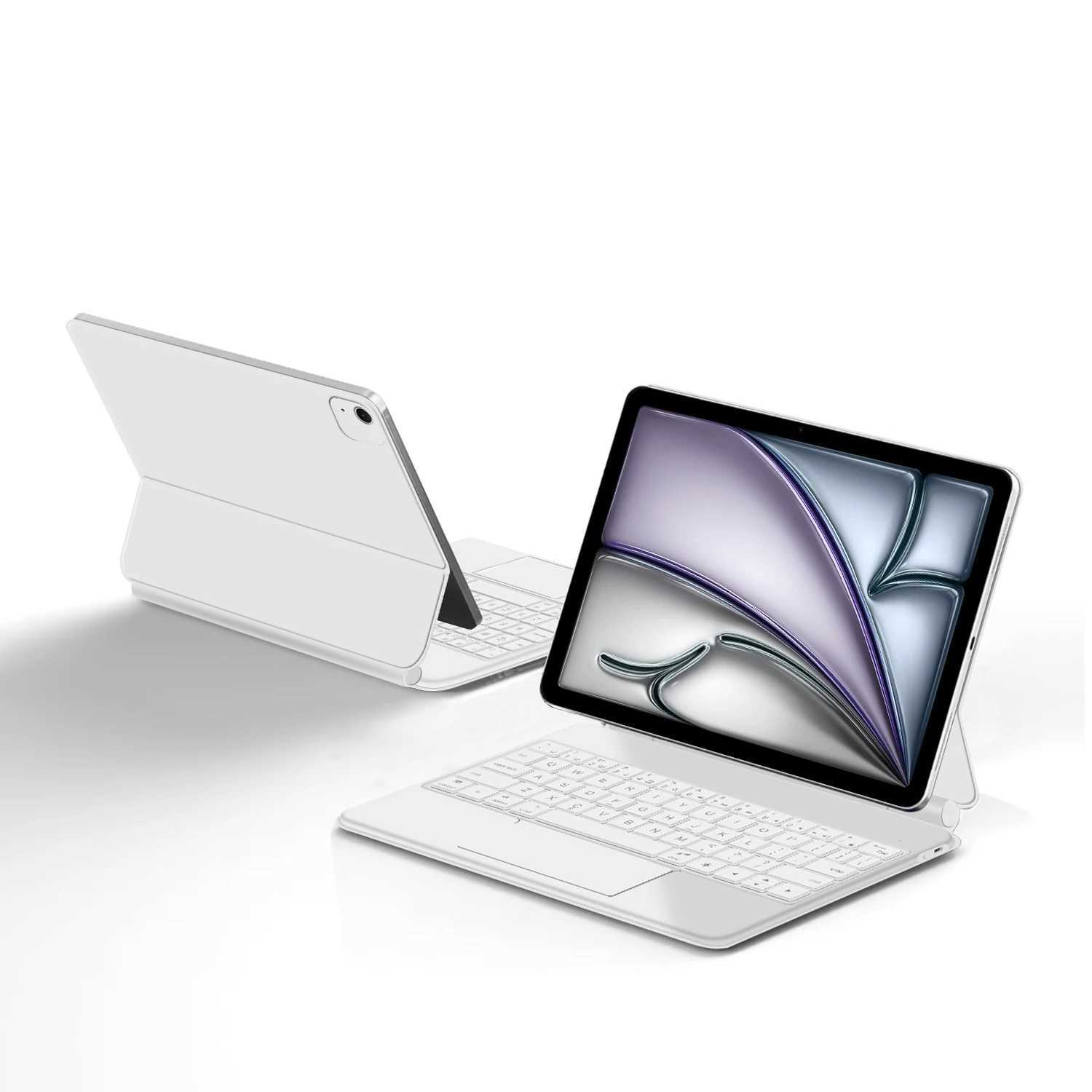Smart Magic Keyboard For iPad Air 13 inch M3 M2 Magnetic Case For iPad Pro 12.9 6th 2022 2021 2020 2018 Touchpad Keyboard Cover X250614