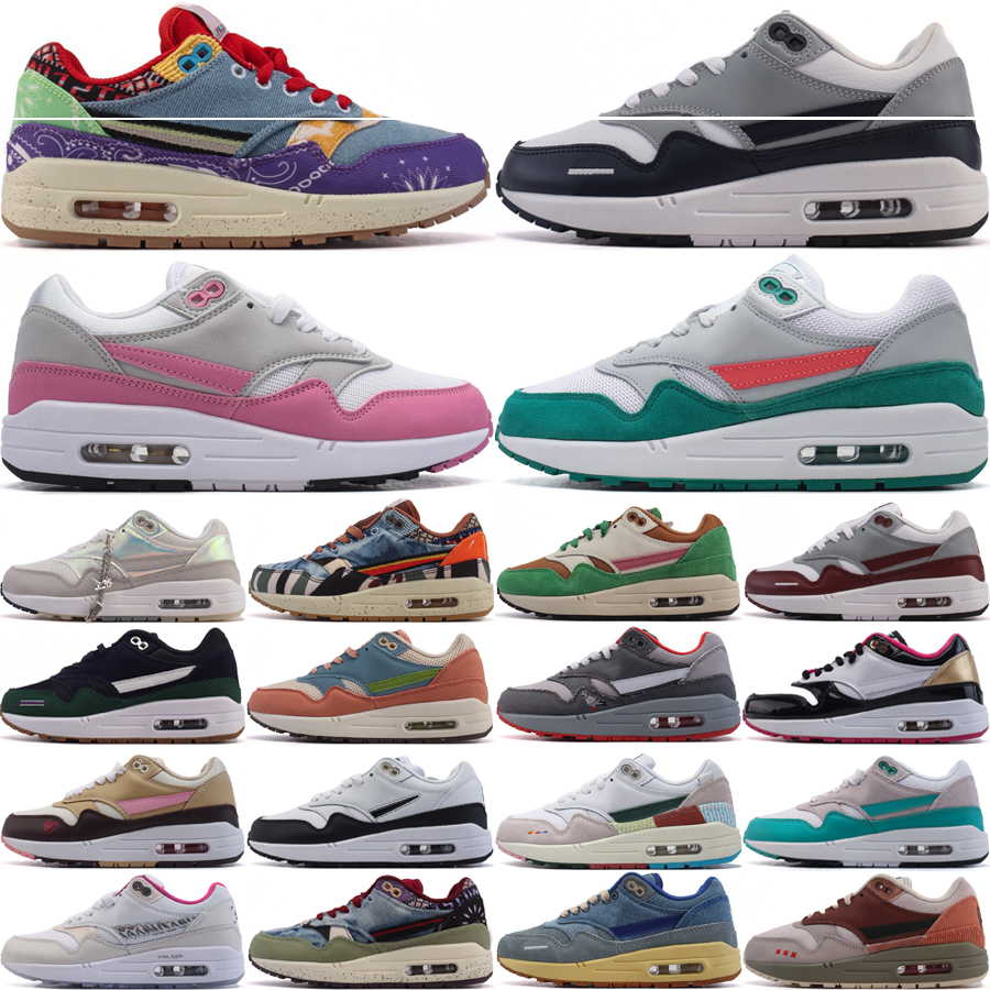 Designer 1s Men Women Running Shoes High Quality 1 Low Trainers Heavy Pink Rise Watermelon Leopard Obsidian Outdoor Sneakers Size 36-46