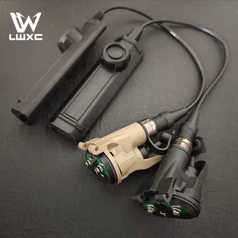 Tactical SF Plug X300 X300U X400V Tail Adapter With Dual Function Flashlight Pressure Switch For Scout Light Hunting AccessoryXJ250613