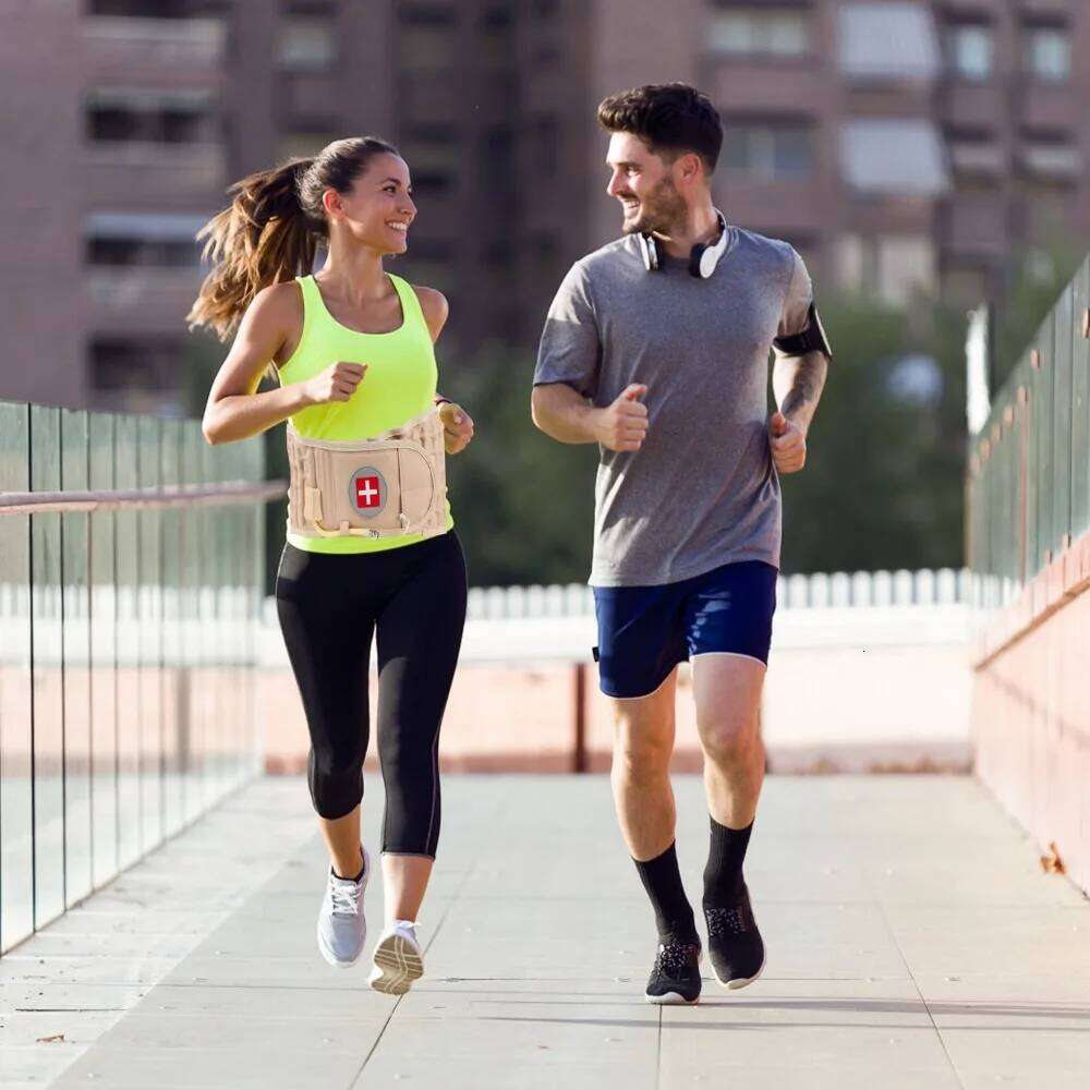 Decompression Belt Lumbar Spine Support Lower Back Air Traction Device With Hand Pump Extension Pad