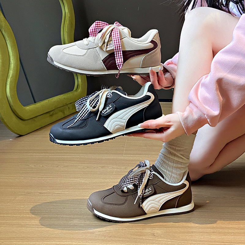 Ddmysports White Sneakers For Women Spring New Style Agan Ins Female Student Casual Sports Versatile Board Shoes Street Shooting GZ Outdoor Shoes