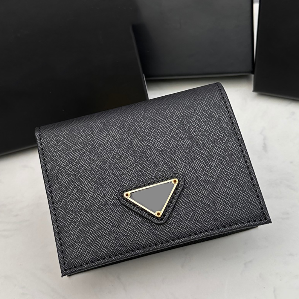 Designer Wallets Card Holders Small Cardholder High Quality Synthetic Leather Short Wallet with Box Black Card Case Luxury Coin Pouch Womens Designer Wallet