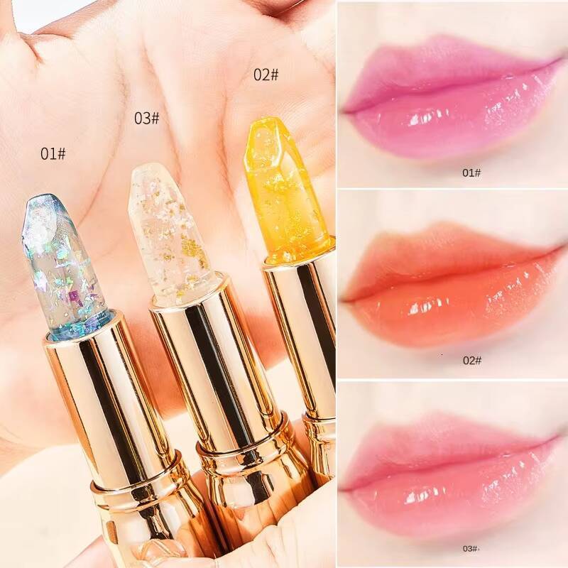 3 Colors Magical Lipstick That Changes Color with Temperature Keeps Lips Hydrated and Luscious Lip Beauty Makeup happy