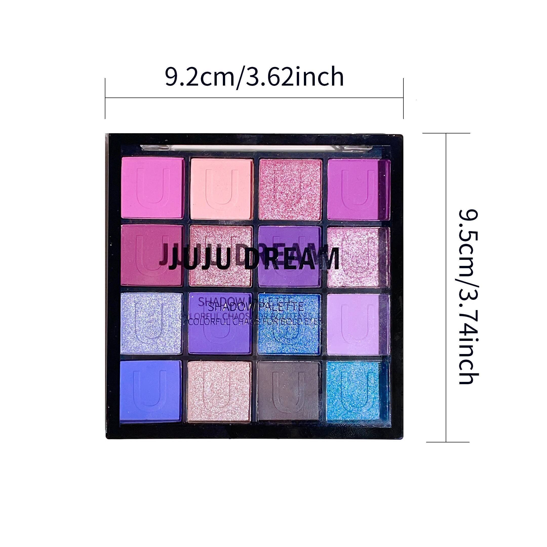 16 Colors Koi Mermaid Palette, Wizard of Oz, Pearlescent Matte, Fine Glitter, aron Eyeshadow
