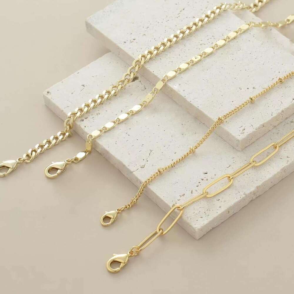 Exquisite Bracelet Set, Stackable 14k Genuine Gold Plated Jewelry Women's Fashion Accessories Glossy Gift Perfect Choice for Fashionable Women