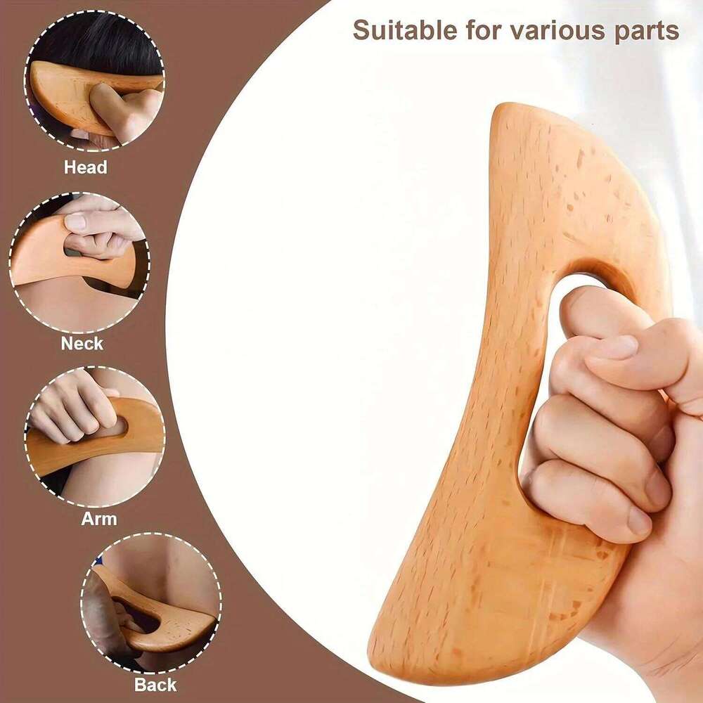 7 Pcs Wood Massage Set Maderoterapia Kit Therapy Tools For Muscle Pain Relief Wooden Massager Body Shaping